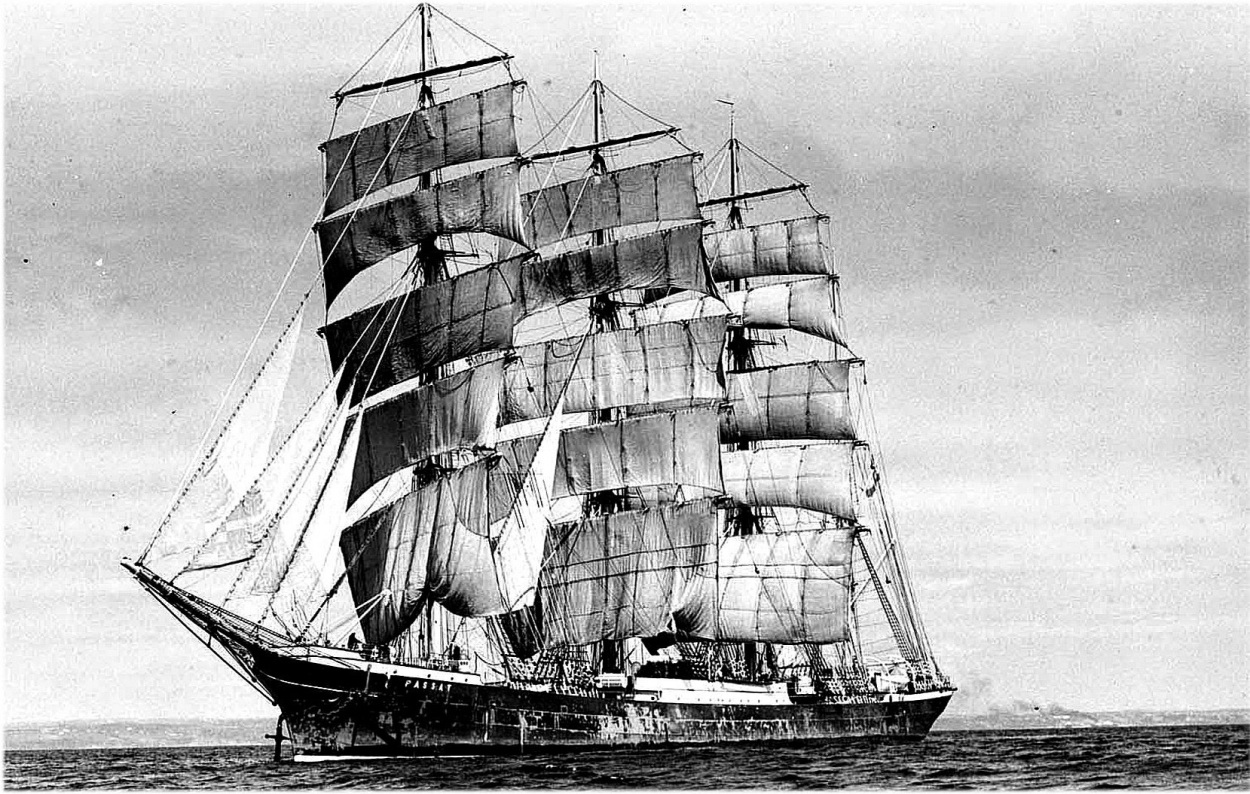 „Passat” pod żaglami – źródło Internet